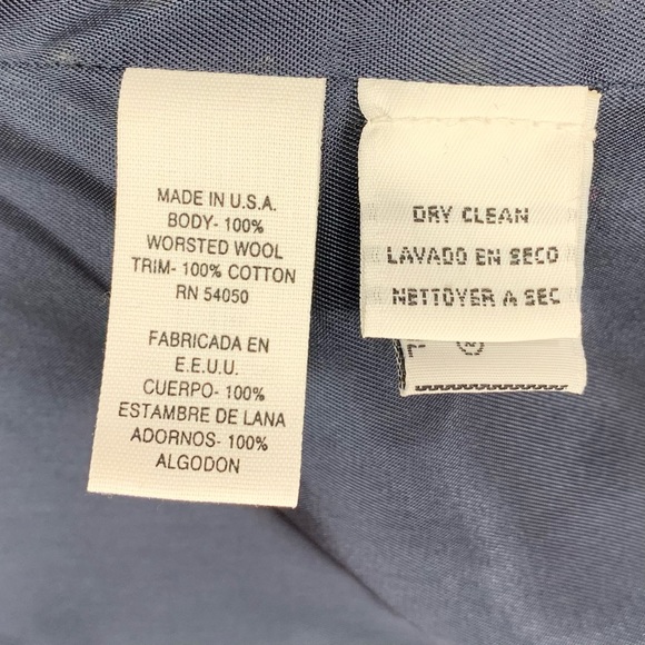 Jones NY~VINTAGE‎ 90s~Women’s 100% Wool Tartan Plaid Velvet Collar Blazer~Sz 10 - Picture 11 of 15